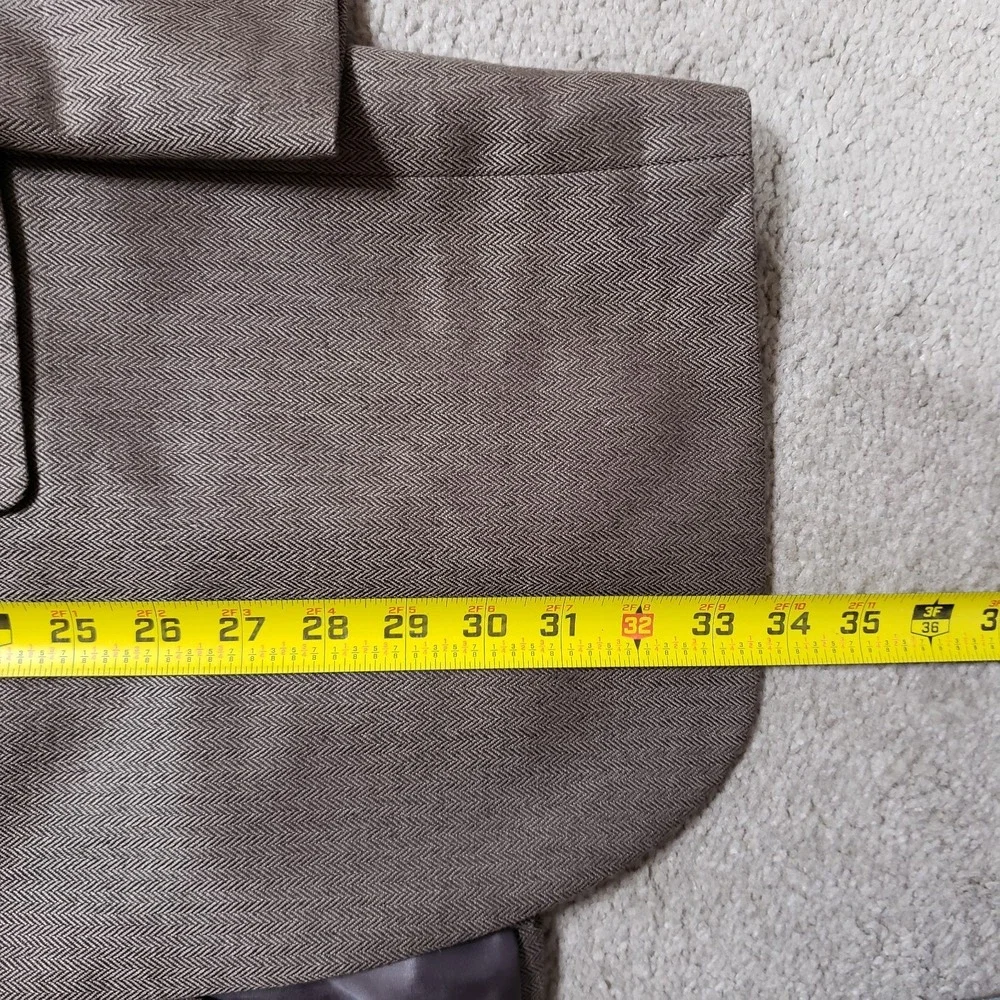 Jos A Bank 44R Silk Camel Hair‎ Blazer Sportcoat Suit Jacket Tan Herringbone